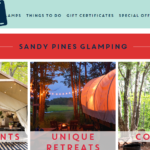 Glamping at Sandy Pines Campground