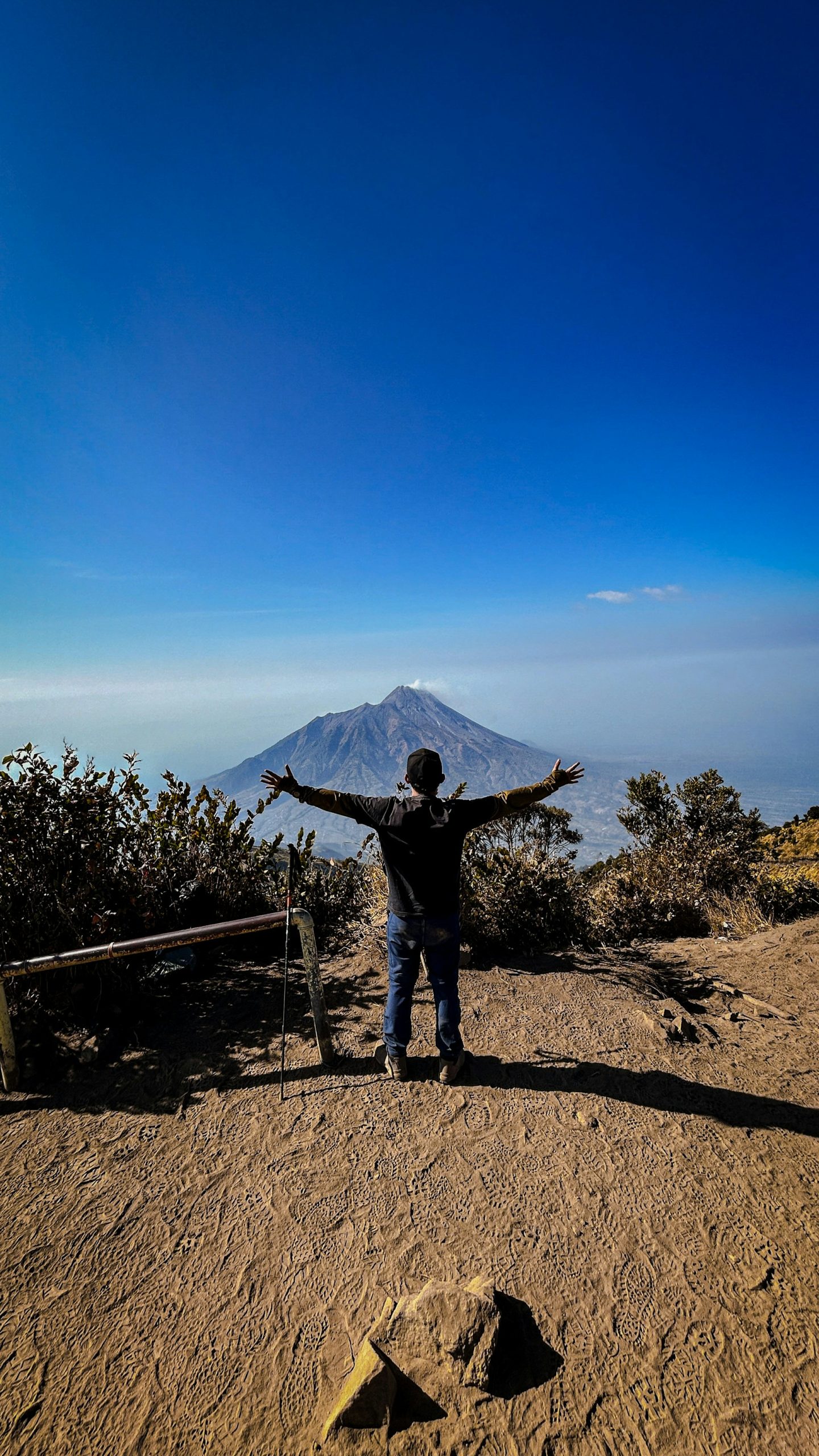 celebrate the end of a hike